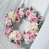 Zoom IMG-1 dysetcs corona di peonia artificiale Zoom IMG-1 dysetcs corona di peonia artificiale