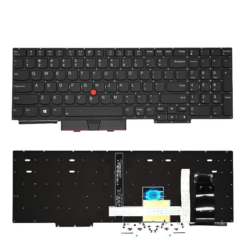 Clavier Russe américain ThinkPad E15 R15 rétroéclairé de rechange