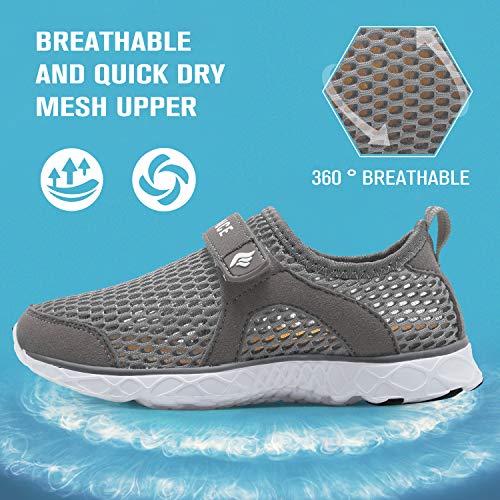 CIOR Boys & Girls Water Shoes Aqua Shoes Swim Shoes Athletic Sneakers Lightweight Sport Shoes(Toddler/Little Kid/Big Kid)4