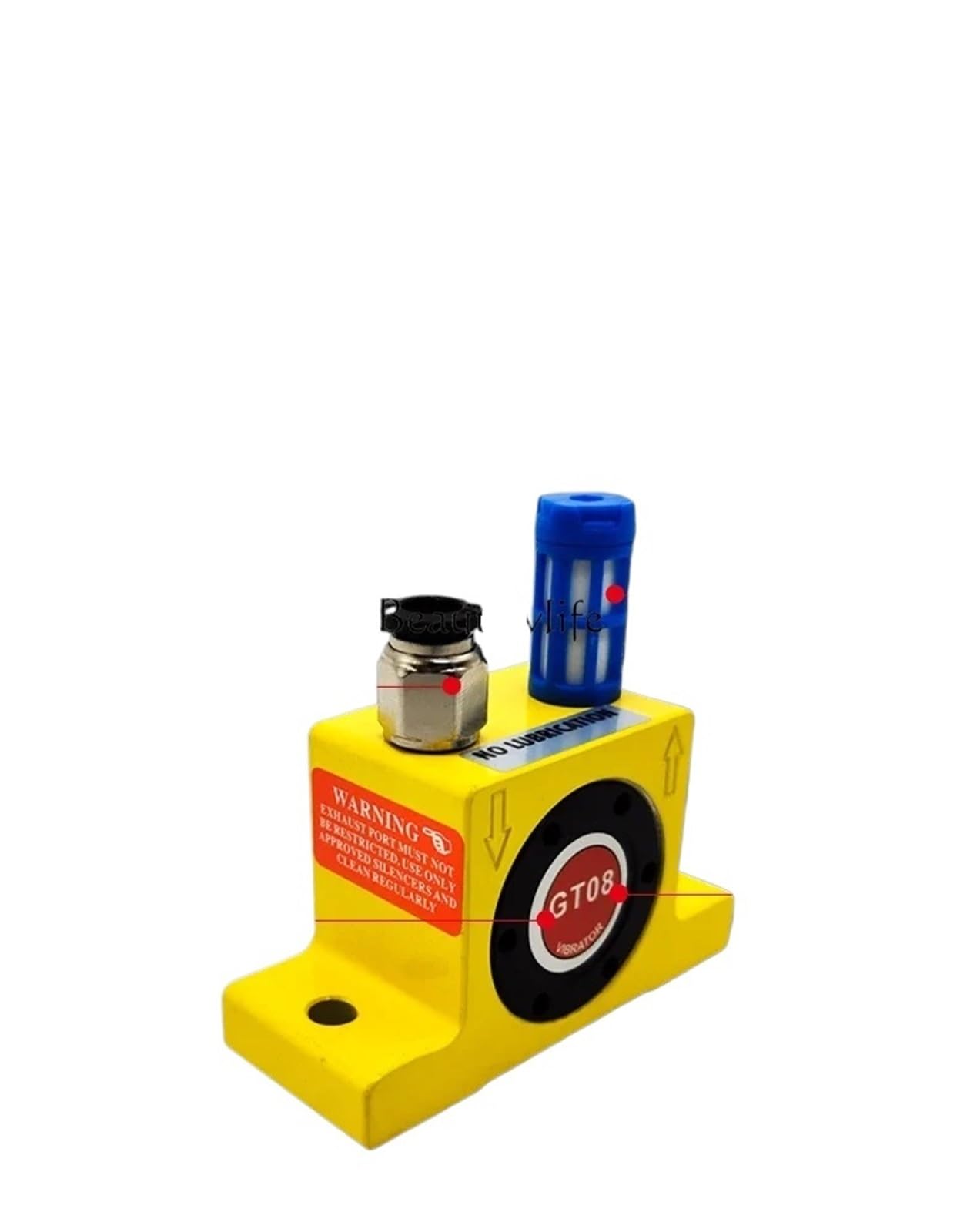 Jwseo K13 Turbine Pneumatic Vibrators Gt8 Gt10 16 20 25 48 Industrial Oscillating Silo Hammer(K13)