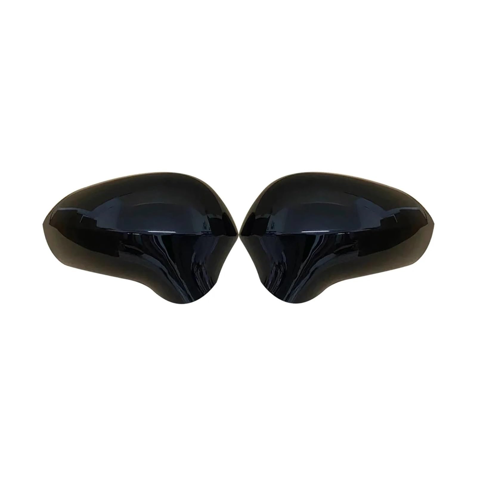 Lateral Puerta Tapas Espejo 2 Tapas Espejo Retrovisor Lateral Coche Compatibles con para Seat para Leon MK2 para Ibiza MK4 6J para Exeo 3R 2008-2017 Carcasa Espejo(Gloss Black)
