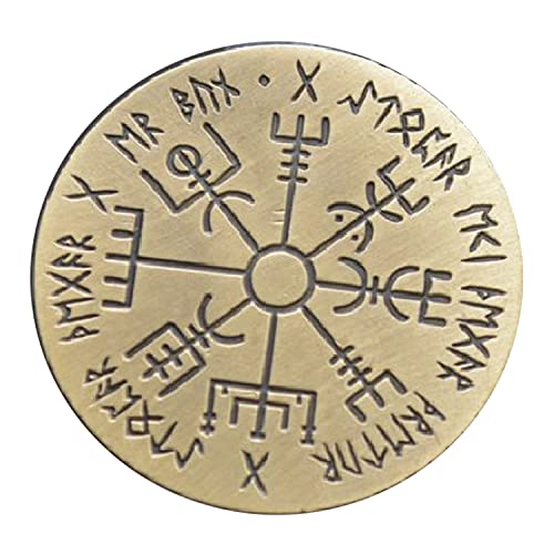Moneda BirchRiver Wayfinder - Bronce - Brújula Nórdica miniatura 2