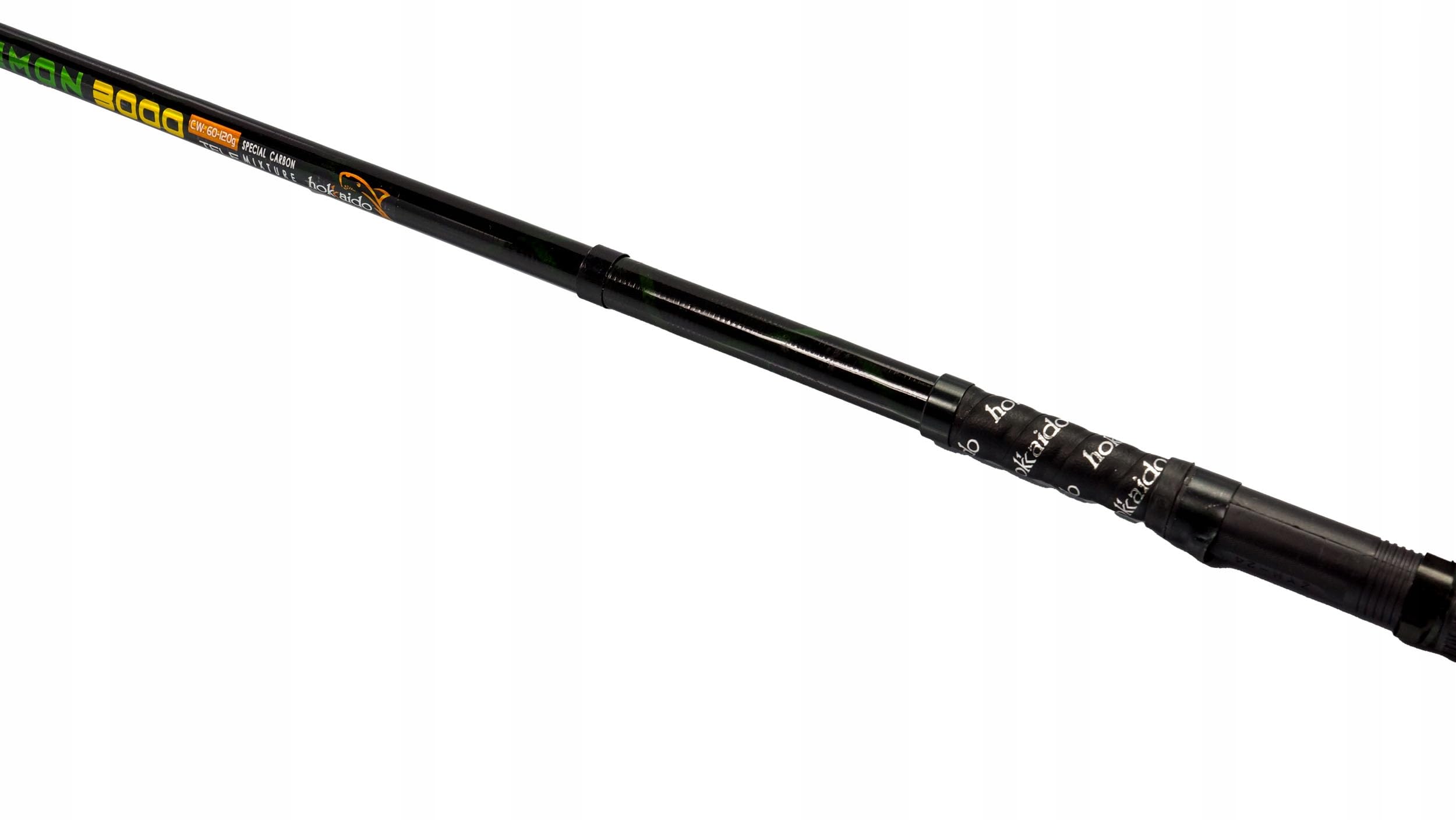 UNIWERSALNA WĘDKA TELESKOPOWA DEMON 360CM GRUNT SPŁAWIK MIX CARBON 60-120G