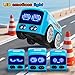 jaming RC Mini Bus,2.4G Remote Control Car Vehicles, City Buses Toy Classic Baby Vehicle, Remote Control Car with LED Lights and Gesture Sensing Bus Toy, Gift for Children Kids Boys Girls (Blue)