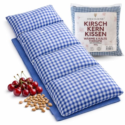 Strauss Home® Kirschkernkissen Gross, Mikrowelle, Körnerkissen...