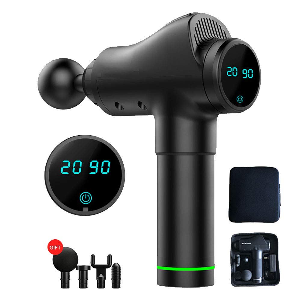 Buy Quietest Cordless Handheld Percussion Massage LCD Smart Touch