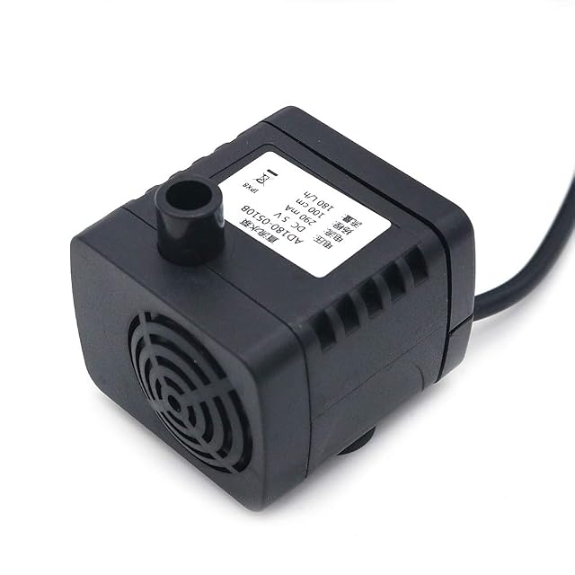 Foto 3 de 6 de DollaTek ad180-0510b dc5v Micro Bomba de Agua sin escobillas Acuario hidropónico circulación silenciosa Bomba…
