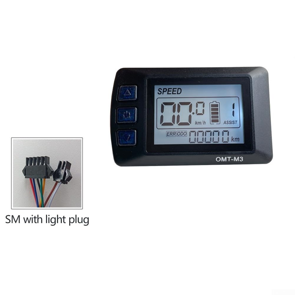 Zoegneer Strumento LCD, display OMT-per M3, installazione senza sforzo del pannello di visualizzazione LCD OMT per M3 per scooter elettrico della bici
