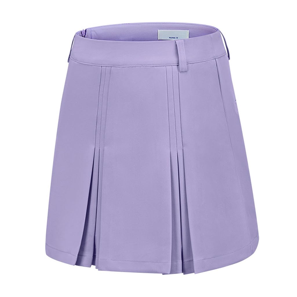 LANGWEI Faldas De Golf para Mujer De Talle Alto, Falda Plisada De Tenis Atlética Casual con Pantalones Cortos