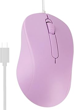 Wired Mouse, Computer Wired Mouse, Plug and Play Quiet Anti-Slip Ergonomic Design for Men and Women Desktop Gaming School Office Home