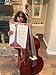 QMG Upright Bass Fingering Chart with Color-Coded Notes, Double Bass Chart Suitable for All Levels, Laminated, Size 11” x 17”