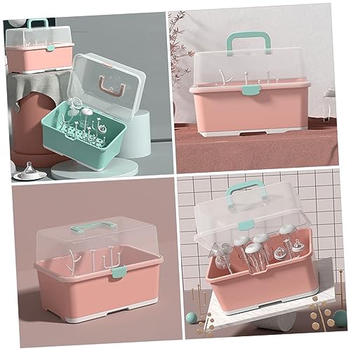 Caja de almacenamiento para biberones PRETYZOOM con escurridor para cocina 4