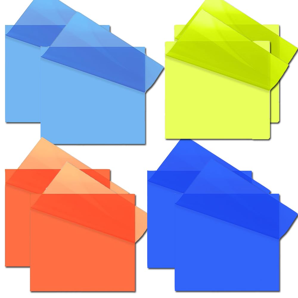 Colour Sticky Notes Post it Pastel Sticky Note Clear SelfSticky Annotation, Waterproof