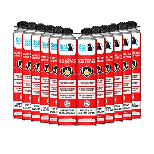 Seal Spray Fire/Flame, Smoke, and Sound Block 23.4oz Gun Foam - Case miniatura 1