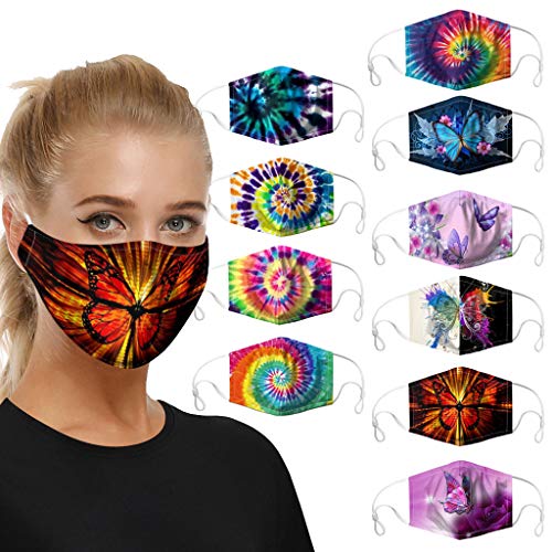 Firally 10 Pezzi Tessuto Bocca Viso Visiera in