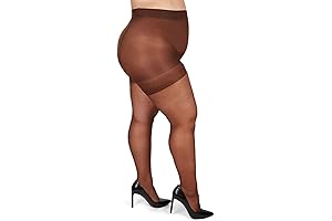 Plus Size Curvy Silky Sheer Control Top Pantyhose: Comfort and Style for Voluptuous Women
