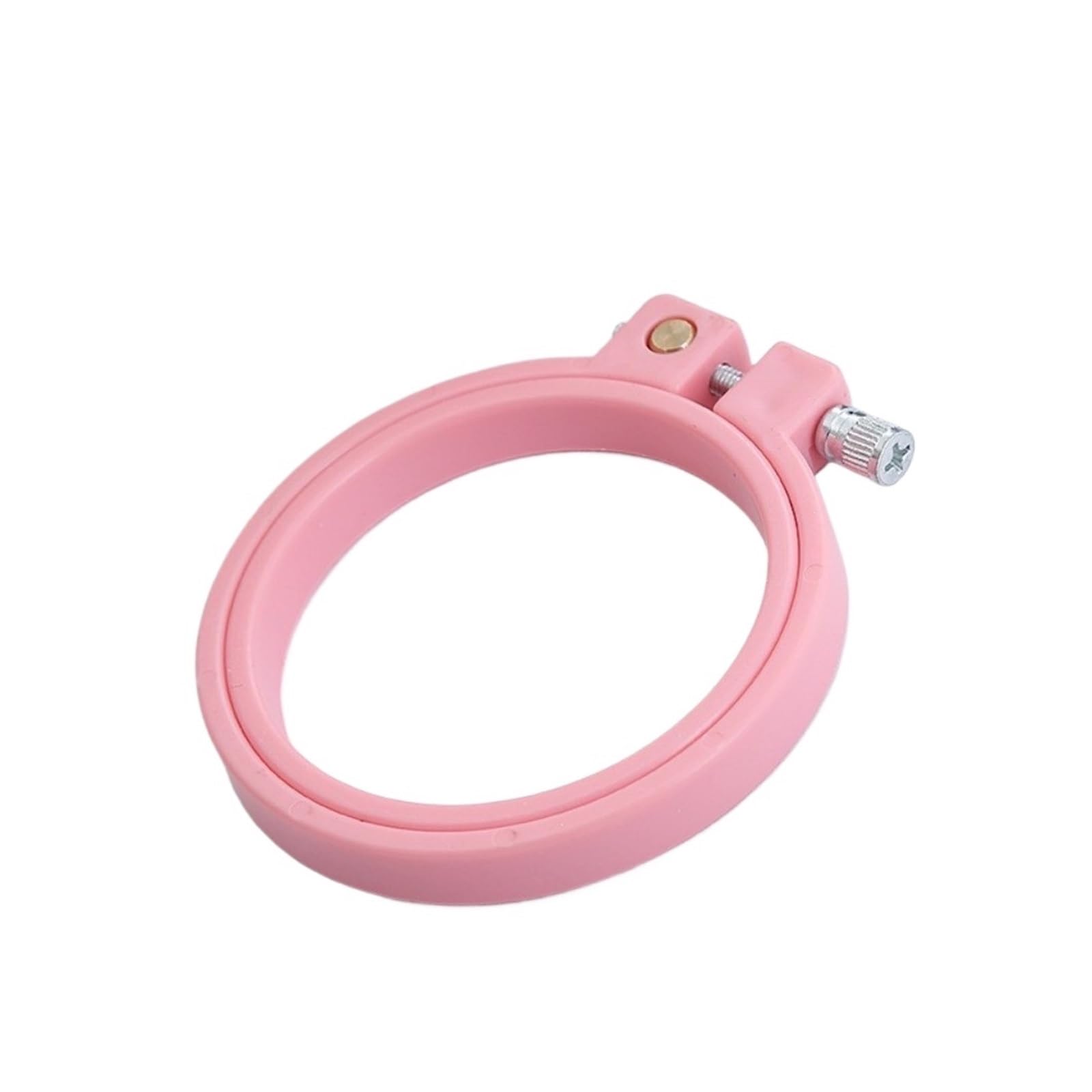 ENSDIEPLS Cross Stitch Hoop Ring, Mini Embroidery Hoop 7cm Round Plastic Cross Stitch Hoop Frame Rings for DIY Sewing(Color 5)