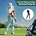 Retractable Golf Swing Trainer Aid, Golf Grip Trainer, Golf Swing Training Arm Band, Warm-up, Right-Handed Golf Club for Indoor Practice, Golf Accessories, Strength & Tempo Training Chipping Hitting