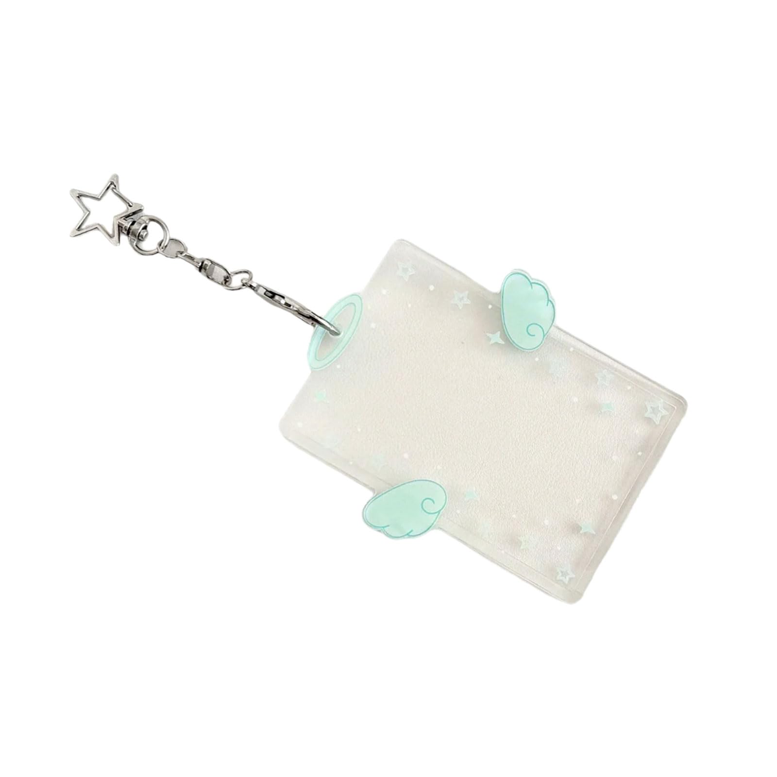 XAGMODSHN Photocard Holder Korean Popular Photo Card Keychain Pendant Student Sleeve Photo Pendant