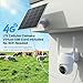 GALAYOU 4G LTE Überwachungskamera Aussen Akku Solar - 2K Kamera Überwachung Aussen mit SIM Karte, Ohne WLAN Kamera Outdoor, PTZ, PIR Bewegungsmelder, Farbnachtsicht, Zwei-Wege-Audio
