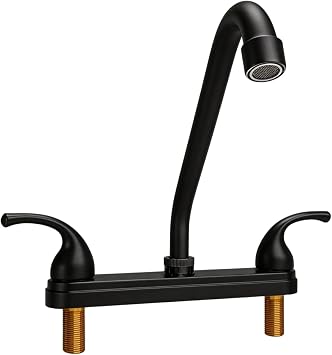 RV Kitchen Faucet,8" Body RV Camper Home Kitchen Sink Faucet Replacement