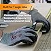 DEX FIT Nitrile Work Gloves FN330, 12 Pairs, 3D-Comfort Stretchy Fit, Firm Grip, Thin & Lightweight, Touch-Screen Compatible, Durable, Breathable & Cool, Machine Washable; Black Grey M (8)