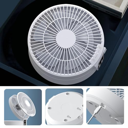 Ventilateur de table compact et silencieux personnel de bureau avec télécommande - 8