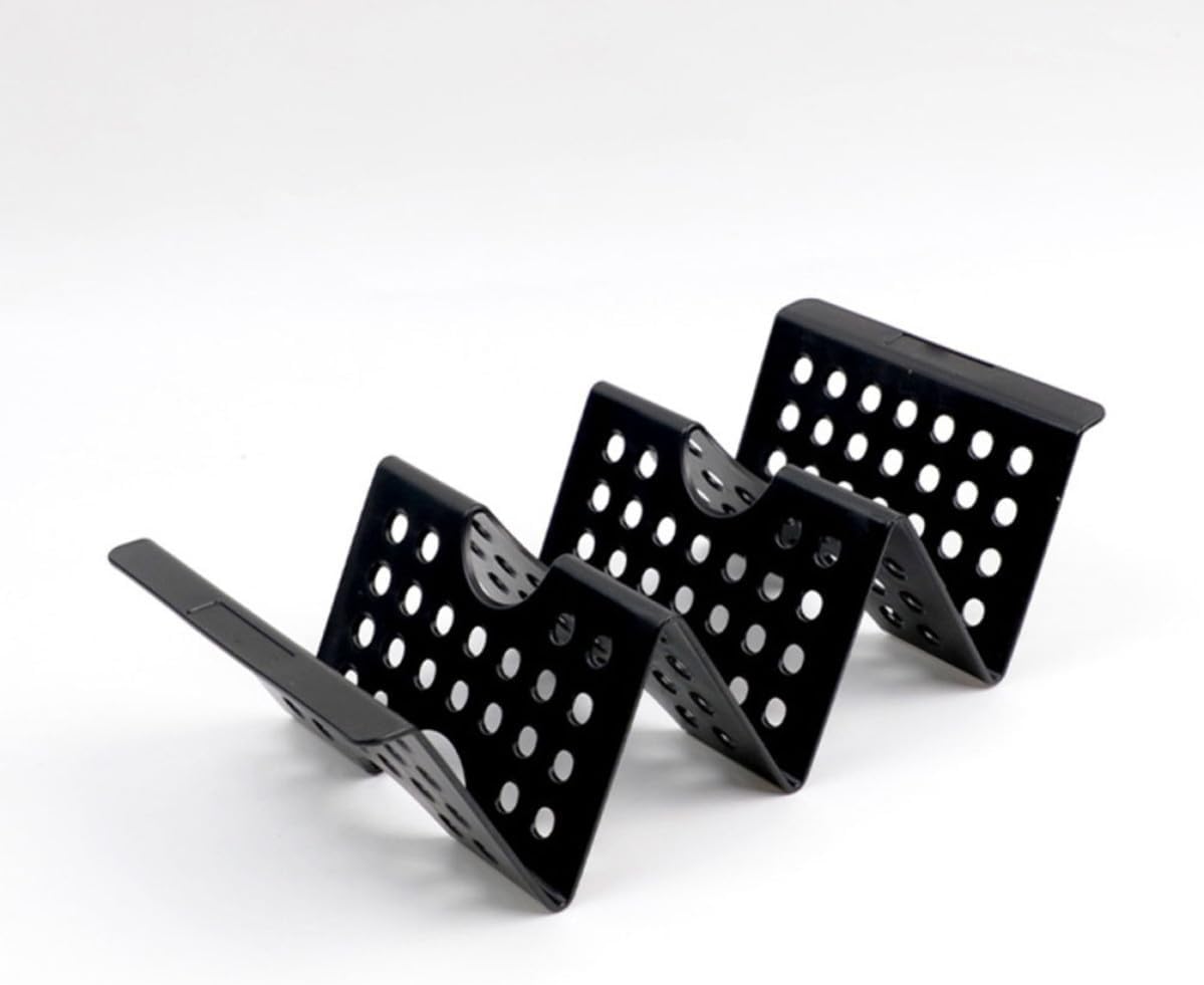 8pcs Taco Holder Stands Plastic W Shaped Rack for Upright Serving