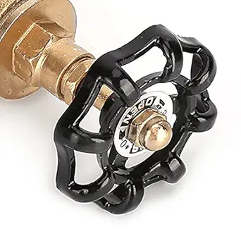 Ubersweet Steampunk Light Switch, Value-Type Compact Industrial Portable Iron Lamp Switch with Red Wire White Wire for Shop for Home