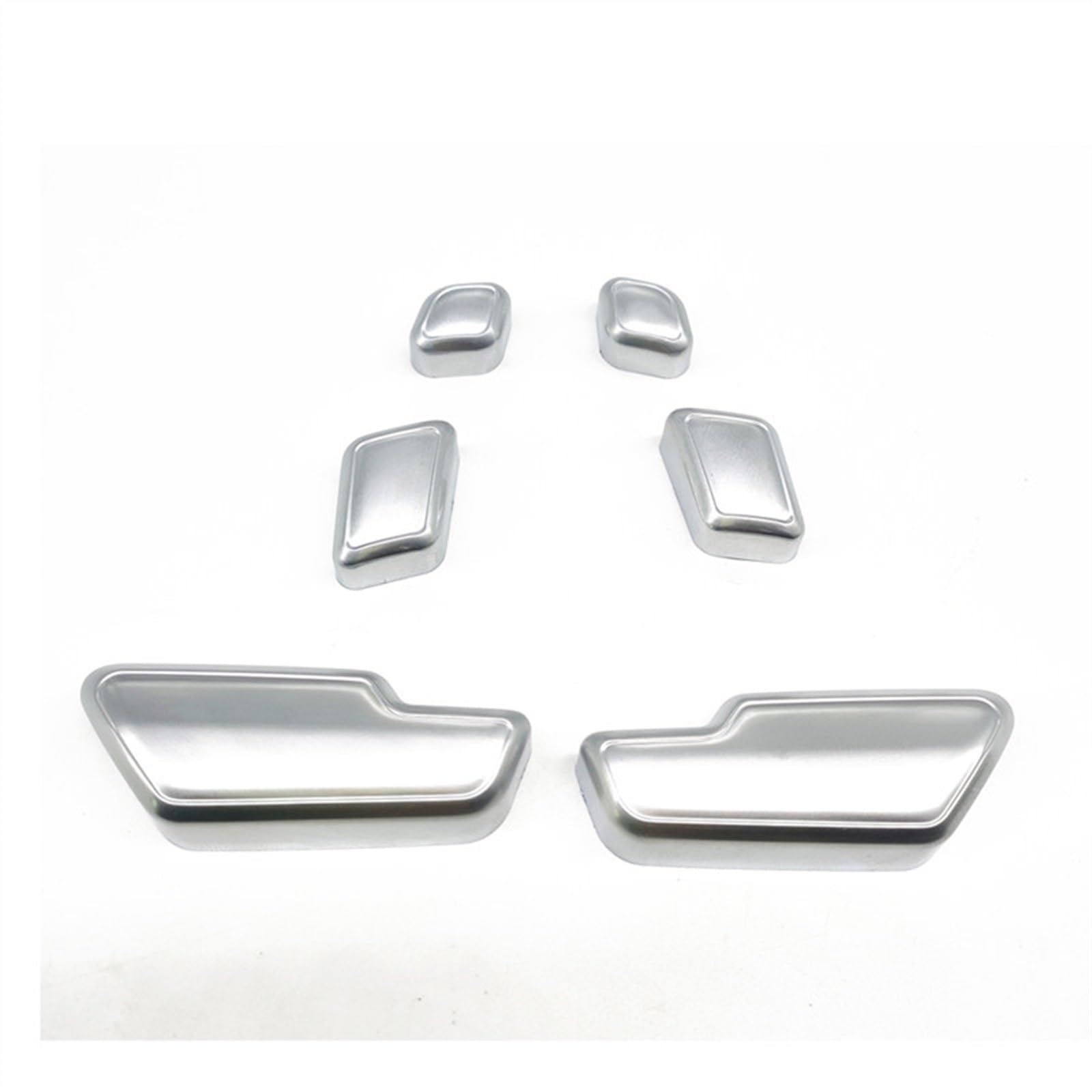 Car Switch Cover Compatible with Benz for B C E GLE GL GLS Class W166 W204 W212 Car Interior Adjustment Button Repair Sticker Decal Trim(Silver)