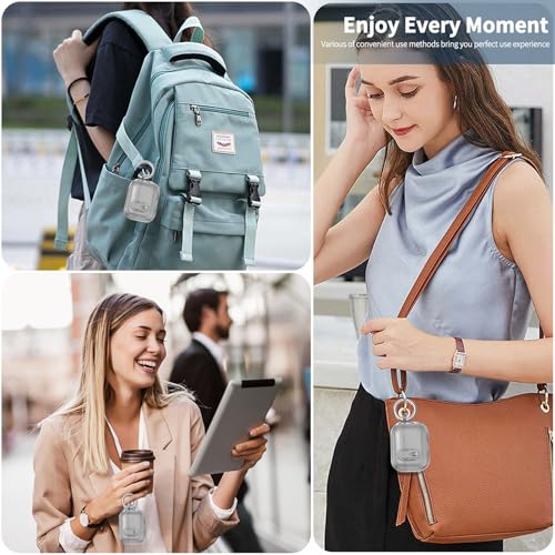 Image of OTOPO for Airpods Pro 2 /1 Case Clear with Lock Cleaning Kit, Soft TPU Transparent AirPods Pro 2nd Generation Protective Cover Skin Women Men for Apple Airpods Pro 2023 /2022 /2019 Charging Case