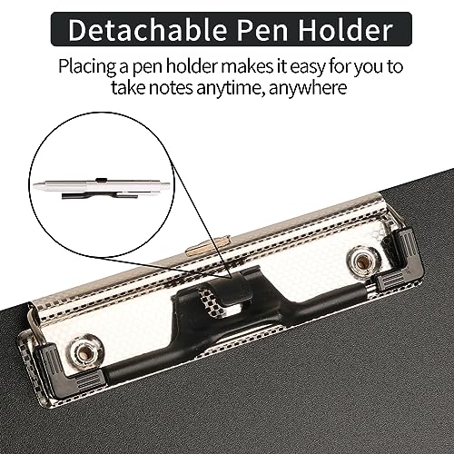 8 Pezzi - A4 Portablocco,Clipboard A4 con Clip in