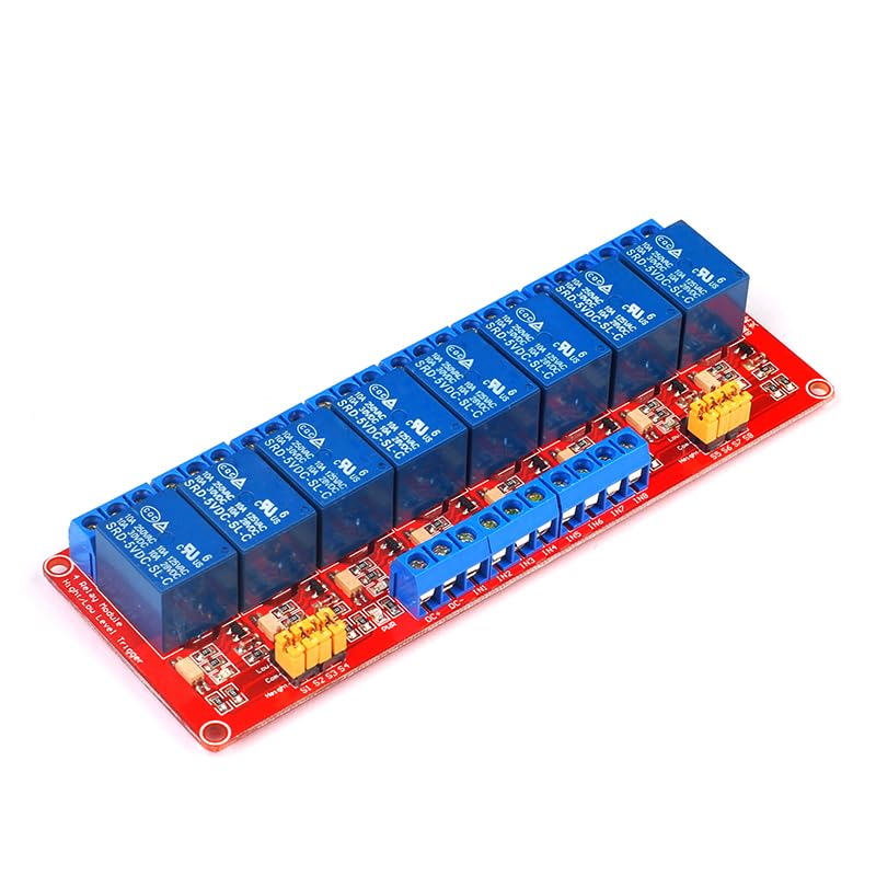 Module relais 8 canaux 5V ShillehTek pour Arduino et Raspberry Pi