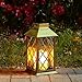 Solar Laterne, Tomshine Solarlaterne mit Kerzen Lichteffekt, Solarlampe für Außen Gartendeko Solar Gartenlaterne in Kerzenoptik
