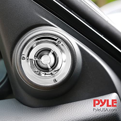 Pyle 4" Titanium Tweeter With Engineering Plastic Frame - 200 Watts, 1.75'' Voice Coil, Car Audio Tweeter For Stereo And Speaker - Pdbt33,Silver #TOP6