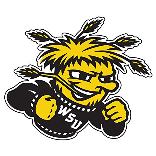 Craftique Wichita State Decal (Shocker Decal (3  4  6  12  18  ), 3 in)