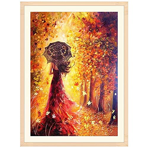 ORiTi DIY Adult Paint by Number Kits for Beginners on Canvas Rolled 16" by 20" Canvas DIY Oil Painting for Students, Adults Beginner with Brushes and Acrylic Pigment