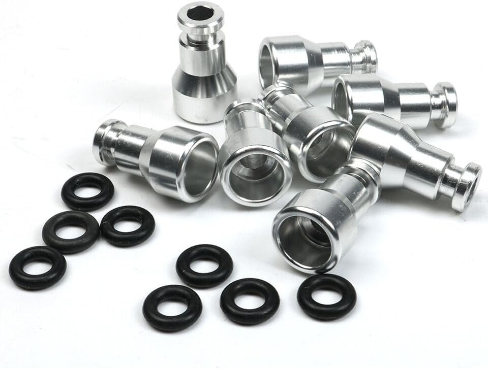 Fuel Injector Spacer 8 Pack For LS1 LS6 Intake Manifold to LS Truck Injector