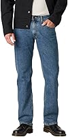 Levi Strauss Signature Gold Men's Relaxed Fit Flex Jeans - Stretch Denim Pants for All-Day Comfort