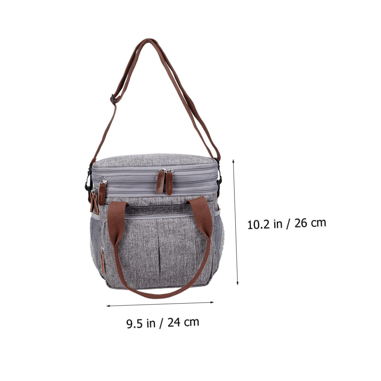 SHOWERORO Lunchtasche Mit Wärmeerhaltung Tragbare Bento-tasche Lunchbox-tasche Zur Frischhaltung Großes Fassungsvermögen Für Und Getränke Fein Verarbeitet Und Praktisch