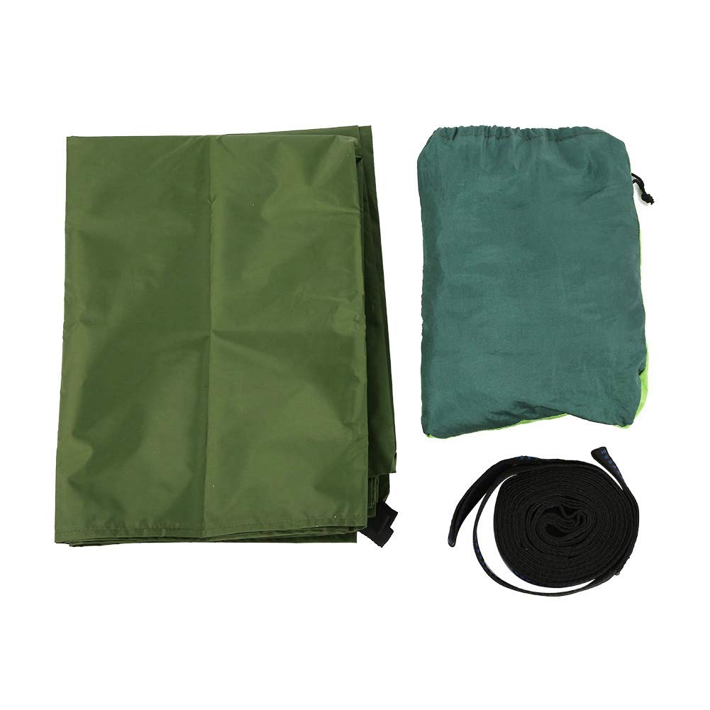 Amaca da campeggio portatile sospesa con copertura antipioggia per zanzariera per giardino in cortile