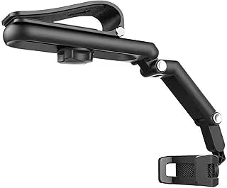 حامل موبايل بمشبك تثبيت قابل للدوران 360 درجة عالمي يثبت على شماسة السيارة متوافق مع اجهزة الايفون والاندوريد والموبايلات الذكية جميعها من كيدلي