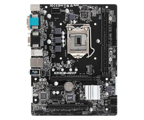 Motherboard Fit for ASRock H310CM-HDVP Motherboard LAG 1151 Intel H31 DDR4 32GB SATA3 M.2 Support I7-9700F I5-9400 I5-8400 I3-8100 CPU