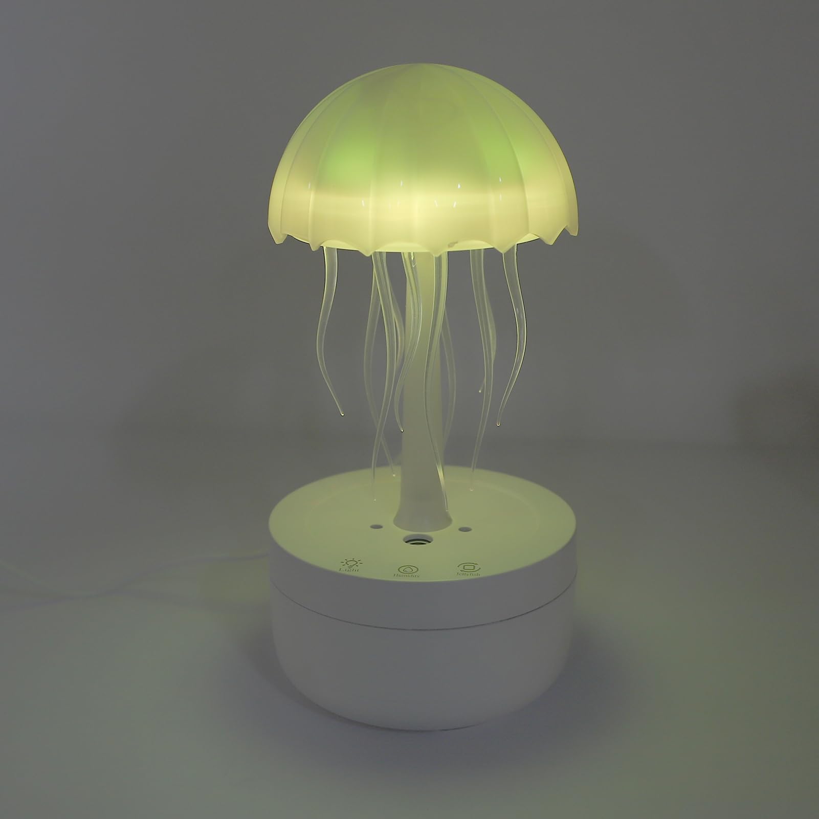 Cuifati Dance Piccolo Umidificatore, Simpatico Mini Umidificatore da 300 Ml con Luce Notturna a 7 Colori, Spegnimento Automatico Diffusore di Oli Essenziali da Scrivania per Camera da Letto, Ufficio,