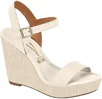 Sandalia Vizzano Plataforma Alta Ref 6283.2000.27022 Branco Off/natural 035