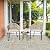 Flamaker 3 Piece Patio Set Outdoor Wicker Patio Chairs with Coffee Table & Cushions Bistro Conversation Set Porch Furniture for Patio, Balcony, Deck, Backyard