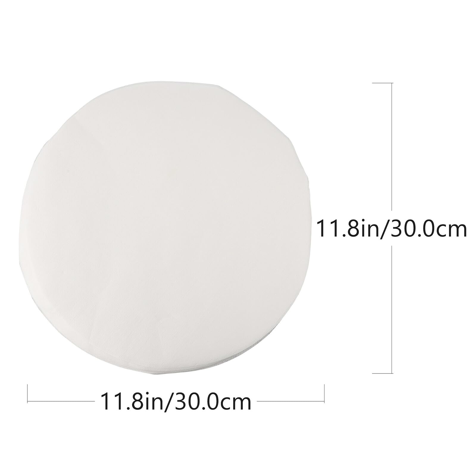100 Piezas Unidades Papel Desechable para Jaulas de Pájaros Absorbente y Natural Cojín Protector para Jaulas de Fácil Limpieza y Reducción de Olores Diámetro