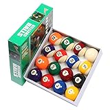 Diese Billardkugeln sind auch nummeriert und farbcodiert für verschiedene Kneipen- und Billardspiele wie American 9 Ball usw.