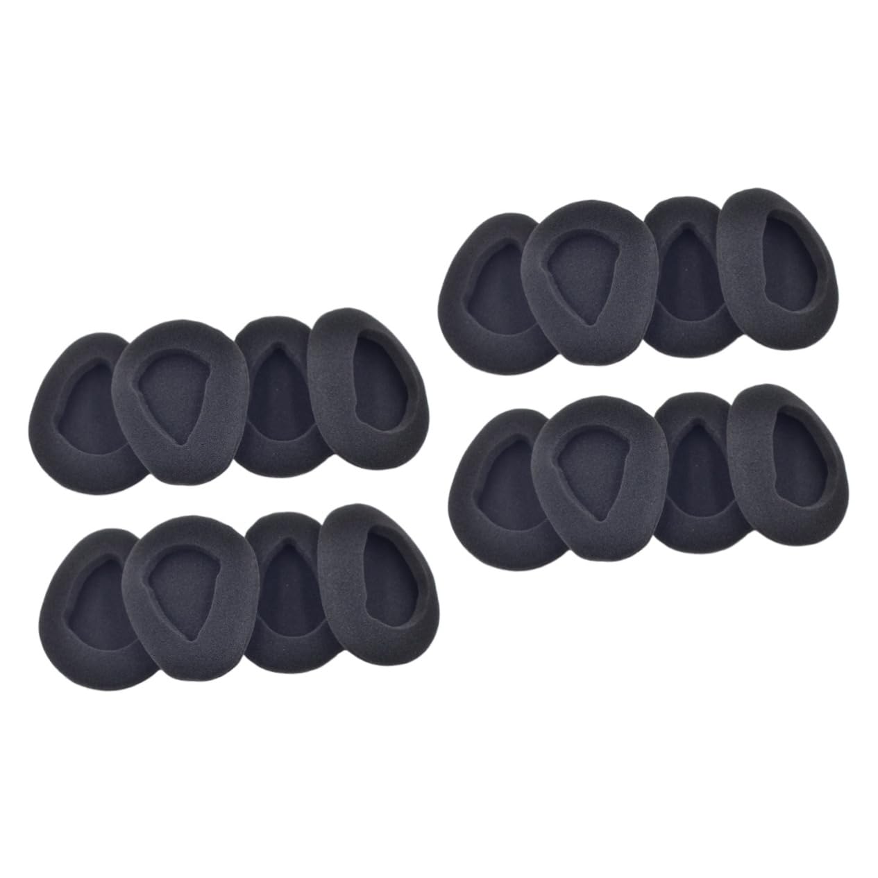 Lurrose 3 Series Almohadillas De Esponja para Auriculares Cojines De Repuesto para Mayoría De Auriculares Y Limpieza Compatible con Diversos 8 Piezas X 3