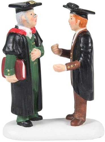 Department 56 Dickens Village Oxford Profesor and Student Figurien 6005406